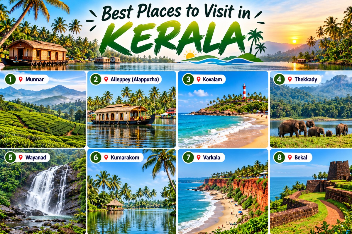 Best Places to Visit in Kerala
