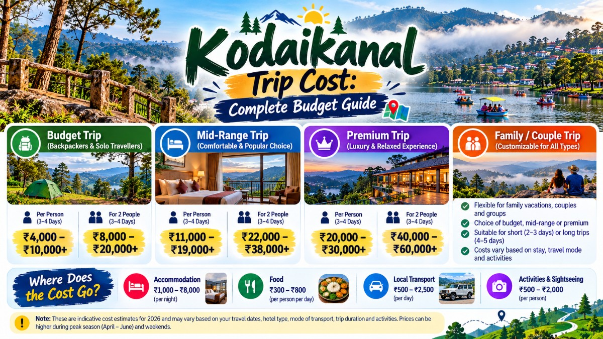 Kodaikanal 2-Day Itinerary: Complete Travel Plan