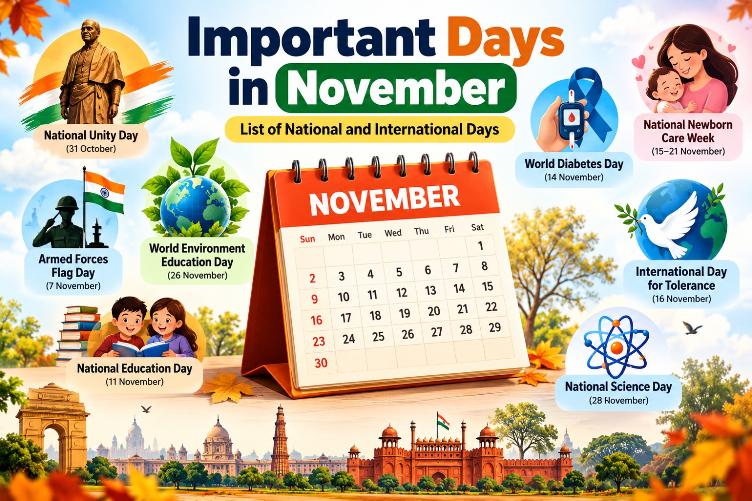 Important Days in November 2026